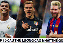 top 10 cầu thủ lương cao nhất thế giới